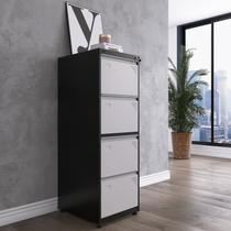 Gaveteiro Arquivo de Aço 4 Gavetas 136,2x47x57 Cm Gaveteiro Arquivo de Aço 4 Gavetas 136,2x47x57 Cm