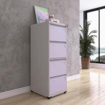 Gaveteiro Arquivo de Aço 4 Gavetas Of04sltcm Gaveteiro Arquivo de Aço 4 Gavetas Of04sltcm