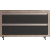 Gaveteiro Bold 76X45x43 GBRPMC80 Madeirado Claro/Preto Grafite Bongut