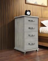 Gaveteiro c/ 4 Gavetas Corrediça Telescópica - (4 Opções de cores)