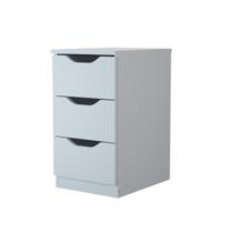 Gaveteiro C/ Três Gavetas Branco para Escritório ou Decoração Multivisão Gaveteiro C/ Três Gavetas Branco para Escritório ou Decoração Multivisão