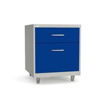 Gaveteiro de Aço 2 Gavetas com Chave e Rodízios com Trava e Gaveta p/ Pasta Suspensa Gaveteiro de Aço 2 Gavetas com Chave e Rodízios com Trava e Gaveta p/ Pasta Suspensa