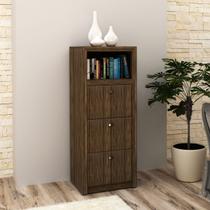 Gaveteiro de Arquivos para Pasta Suspensa com Nicho ME4118 Nogal Gaveteiro de Arquivos para Pasta Suspensa com Nicho ME4118 Nogal