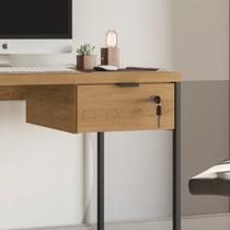 Gaveteiro de Mesa 1 Gaveta com Chave Estilo Industrial 36cm LI005 Kappesberg Industrial