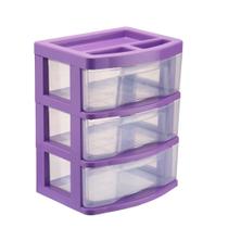 Gaveteiro De Mesa Organizador Colorido 3 Gavetas Transparentes Agraplast Cod.775 Gaveteiro De Mesa Organizador Colorido 3 Gavetas Transparentes Agraplast Cod.775