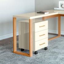 Gaveteiro Escritório com 3 Gavetas Dalla Costa 100% MDF