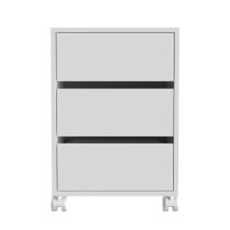 Gaveteiro Escritório Com 3 Gavetas E Rodízios Multivisão