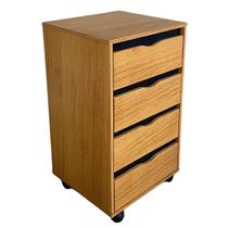 Gaveteiro Escritório Com 4 Gavetas Movlar - Mod.0701 Gaveteiro Escritório Com 4 Gavetas Movlar - Mod.0701