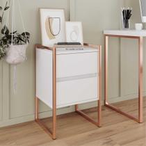 Gaveteiro Industrial 2 Gaveta Keys Branco Cobre