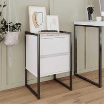 Gaveteiro Industrial com Gaveta Lelly Branco