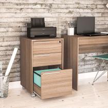 Gaveteiro Maia 3 gavetas (1 para pastas suspensas) Castanho Politorno Gaveteiro Maia 3 gavetas (1 para pastas suspensas) Castanho Politorno