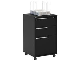 Gaveteiro Maia com 3 Gavetas e Chave - Preto Gaveteiro Maia com 3 Gavetas e Chave - Preto