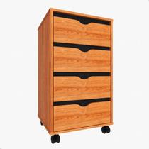 Gaveteiro MDF para Escritório 4 Gavetas Movlar - Mod.0701