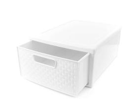 Gaveteiro Modular Rattan 32X26X14cm Branco