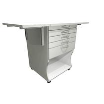 Gaveteiro Móvel 04 Gavetas E Abas Retráteis - Para Clínicas