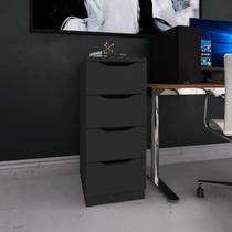 Gaveteiro Multiuso 4 Gavetas Design Moderno com Deslizamento Suave Gaveteiro Multiuso 4 Gavetas Design Moderno com Deslizamento Suave