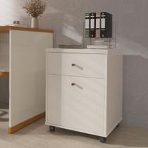 Gaveteiro Multiuso Com 2 Gavetas Para Escritório Verbena - Off White E