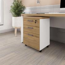 Gaveteiro Organizador 2 Gavetas e Espaço p/ Pastas F5 Office