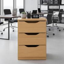 Gaveteiro Organizador 3 Gavetas Design Moderno com Deslizamento Suave Gaveteiro Organizador 3 Gavetas Design Moderno com Deslizamento Suave