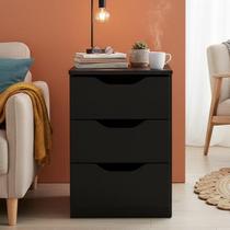 Gaveteiro Organizador 3 Gavetas Design Moderno com Deslizamento Suave Gaveteiro Organizador 3 Gavetas Design Moderno com Deslizamento Suave
