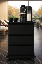 Gaveteiro Organizador com Rodinhas Prático, Versátil e Fácil de Mover