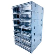 Gaveteiro Organizador Multiuso Resistente Cg714 14 Gavetas