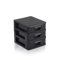 Gaveteiro Organizador Preto - MC1228