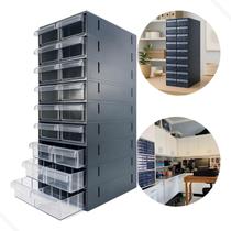 Gaveteiro Organizador Preto Multiuso Novo Magus Cg1020 5 Divisórias ferramentas Acessórios e pequenos objetos gaveteiro plástico Organizador