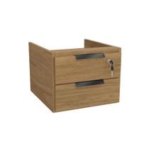 Gaveteiro p/ Escritório 2001A 2 Gavetas c/ Chave Itapuã - Kappesberg Gaveteiro p/ Escritório 2001A 2 Gavetas c/ Chave Itapuã - Kappesberg