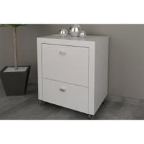 Gaveteiro p/ Escritório ME4112 Pasta Suspensa c/ 2 Gavetas Branco - Tecno Mobili Gaveteiro p/ Escritório ME4112 Pasta Suspensa c/ 2 Gavetas Branco - Tecno Mobili