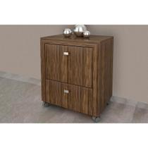 Gaveteiro p/ Escritório ME4112 Pasta Suspensa c/ 2 Gavetas Nogal - Tecno Mobili Gaveteiro p/ Escritório ME4112 Pasta Suspensa c/ 2 Gavetas Nogal - Tecno Mobili