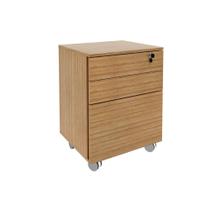 Gaveteiro p/ Escritório ME4148 c/ 3 Gavetas (1 c/ Chave) Amêndoa - Tecno Mobili Gaveteiro p/ Escritório ME4148 c/ 3 Gavetas (1 c/ Chave) Amêndoa - Tecno Mobili