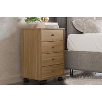 Gaveteiro p/ Escritório Presence c/ 4 Gavetas Amêndola Touch - Demóbile Gaveteiro p/ Escritório Presence c/ 4 Gavetas Amêndola Touch - Demóbile