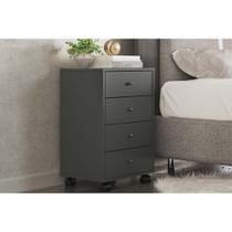 Gaveteiro p/ Escritório Presence c/ 4 Gavetas Amendola Touch/Grafito - Demóbile Gaveteiro p/ Escritório Presence c/ 4 Gavetas Amendola Touch/Grafito - Demóbile