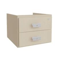 Gaveteiro p/ Escritório Versátil 2001 c/ 2 Gavetas e 1 c/ Chave Argila - Kappesberg Gaveteiro p/ Escritório Versátil 2001 c/ 2 Gavetas e 1 c/ Chave Argila - Kappesberg