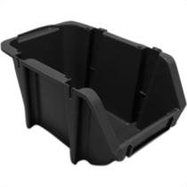 Gaveteiro P/Prateleira Encaixav.Preto 03 Braslid - Kit C/60 Unidades Gaveteiro P/Prateleira Encaixav.Preto 03 Braslid - Kit C/60 Unidades