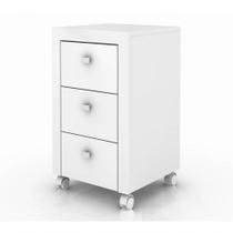 Gaveteiro Para Escritorio 03 Gavetas Me4108 Branco Branco Gaveteiro Para Escritorio 03 Gavetas Me4108 Branco Branco