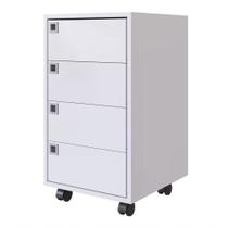 Gaveteiro Para Escritorio 4 Gavetas Ob001 Branco Pp Branco Gaveteiro Para Escritorio 4 Gavetas Ob001 Branco Pp Branco