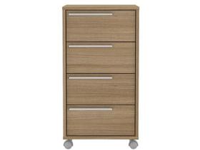 Gaveteiro para Escritório 4 Gavetas Politorno Maia Gaveteiro para Escritório 4 Gavetas Politorno Maia