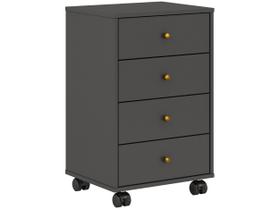 Gaveteiro para Escritório com Rodízios 4 Gavetas - Demobile Presence
