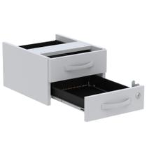 Gaveteiro Para Mesa Maxxi 2 Gavetas 23X35x39 Cinza Pandin