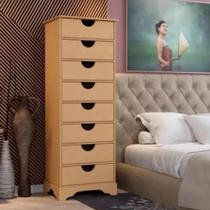 Gaveteiro Para Organizar Escritório E Folha A4 8 Gavetas Em Mdf Cru Gaveteiro Para Organizar Escritório E Folha A4 8 Gavetas Em Mdf Cru