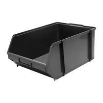 Gaveteiro para Prateleira Retangular 8 Preto CA8PT Caixa Plast