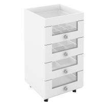 Gaveteiro Para Quarto 4 Gavetas PE2009 Branco - Tecno Mobili Gaveteiro Para Quarto 4 Gavetas PE2009 Branco - Tecno Mobili