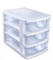 GAVETEIRO PEQUENO COM 3 GAVETAS cores