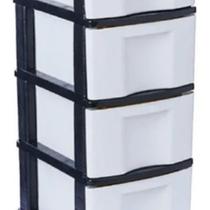 Gaveteiro Plastico 3 Gavetas Grande 1 Gaveta Pequena