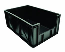 Gaveteiro plástico frontal Preto