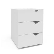 Gaveteiro Porto 3 Gavetas Branco
