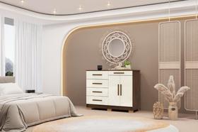 Gaveteiro Sirius - Imbuia Champanhe - Vila Rica