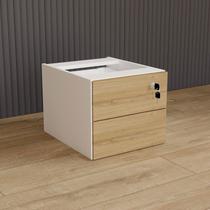 Gaveteiro Suspenso 33cm X 40cm 2 Gavetas com Chave para Mesa Escrivaninha de Escritório Corporate Gaveteiro Suspenso 33cm X 40cm 2 Gavetas com Chave para Mesa Escrivaninha de Escritório Corporate